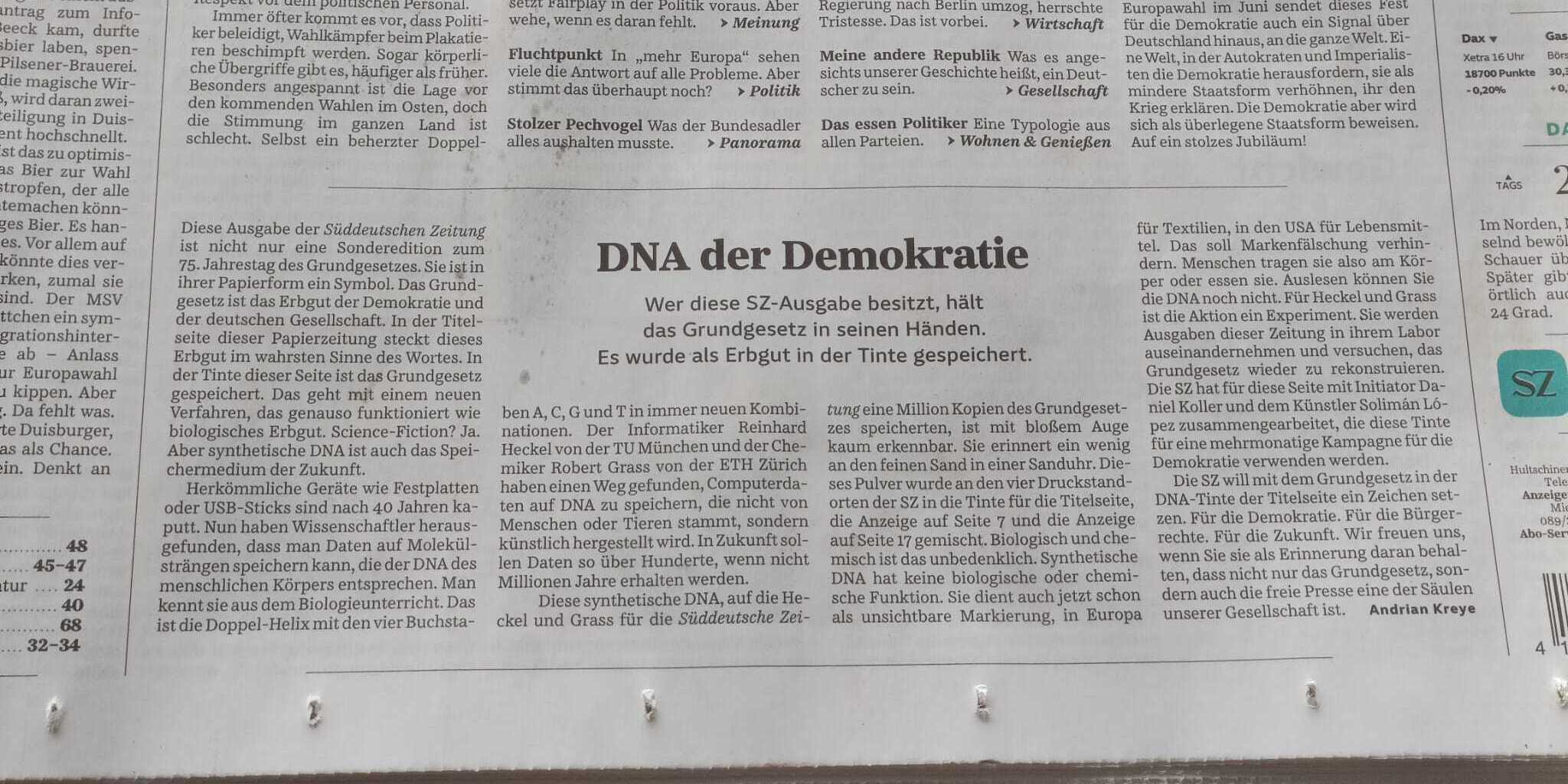 DNA of Democracy